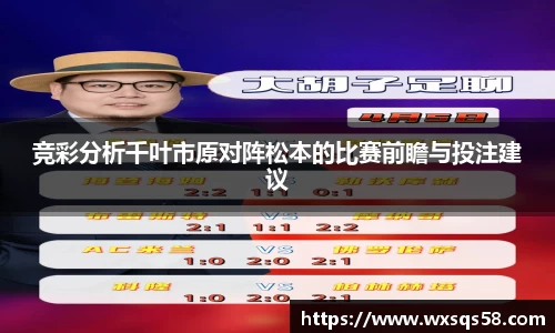竞彩分析千叶市原对阵松本的比赛前瞻与投注建议